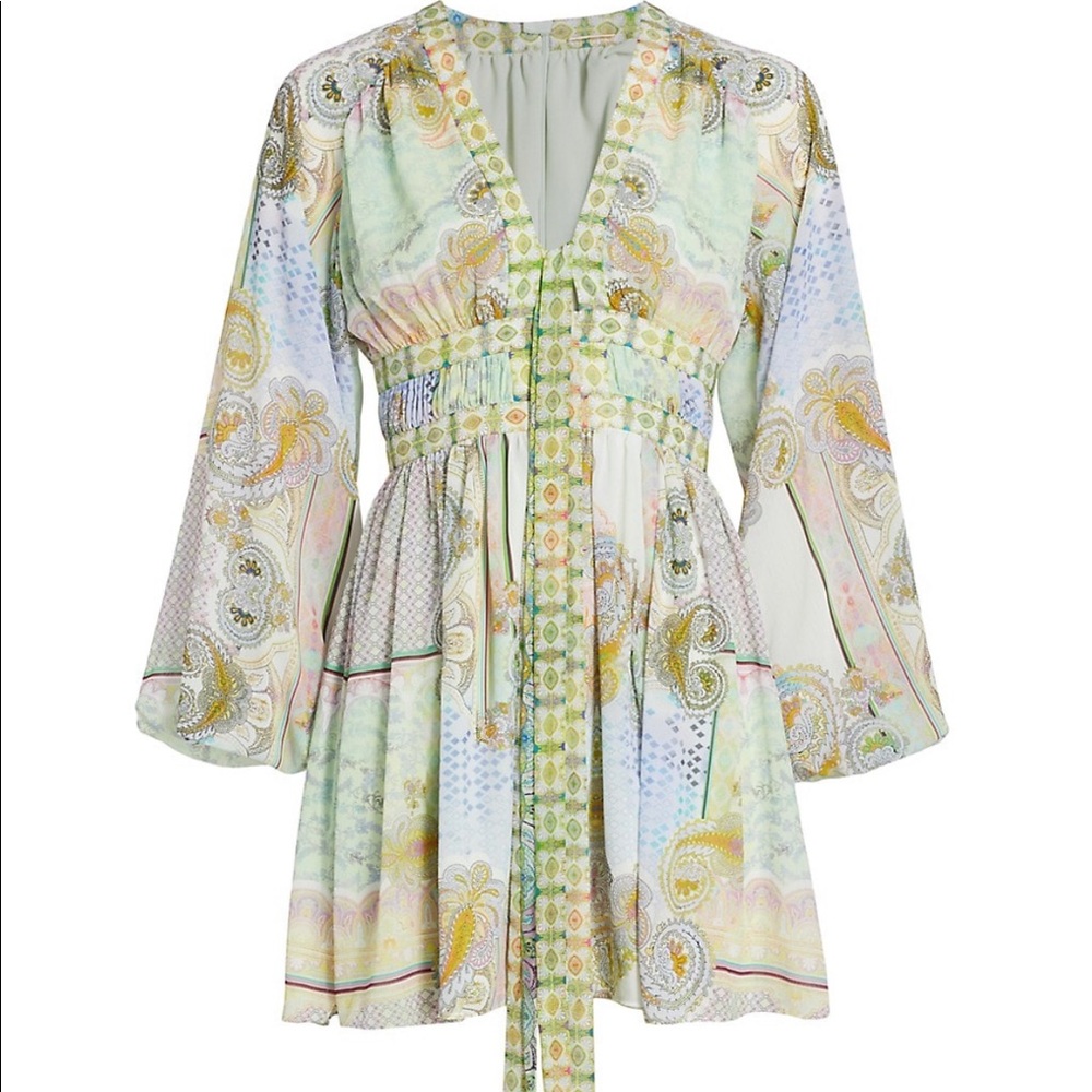 Alexis Tessie Printed Gauze Minidress size XL NWT